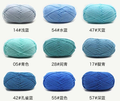 Cotton milk yarn