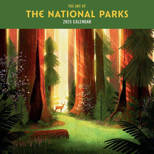 "The Art of the National Parks" Wall Calendar - 2025