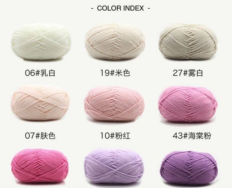 Cotton milk yarn