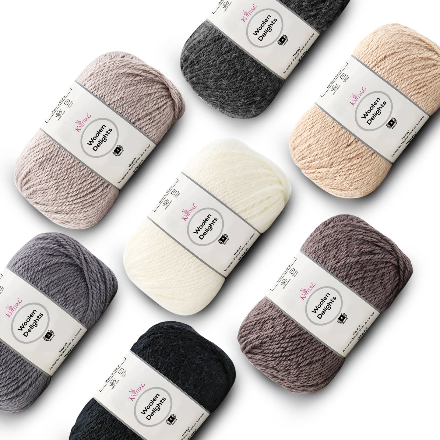 7-Pack Woolen Delights Multicolor Skeins