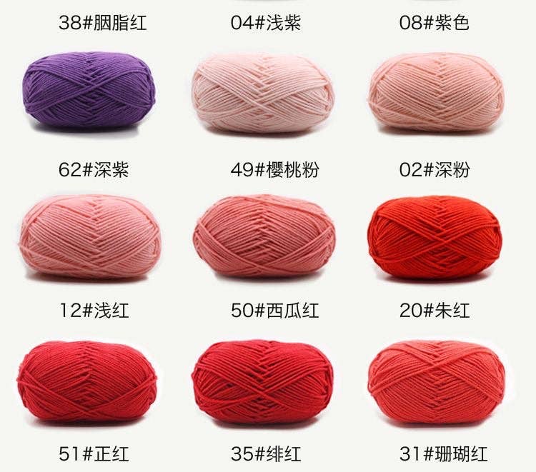 Cotton milk yarn